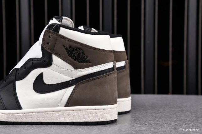 Rep Husky MOCHA 555088-105 AIR JORDAN DARK HIGH RETRO 1 0715